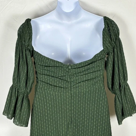 Worth Collective Green Lace Maxi Dress- XL - Picture 10 of 12